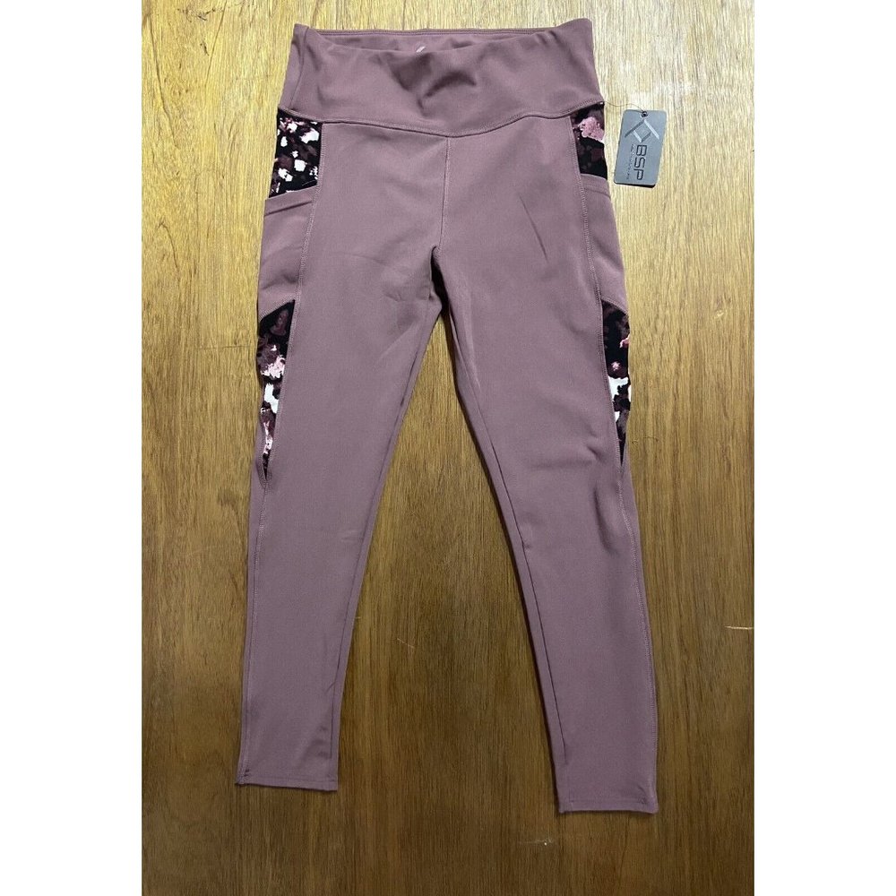 BSP Leggings Purple Full Length New With Tags Women's XL